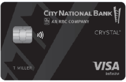 City National Rewards Crustal Visa Infinite® Credit Card