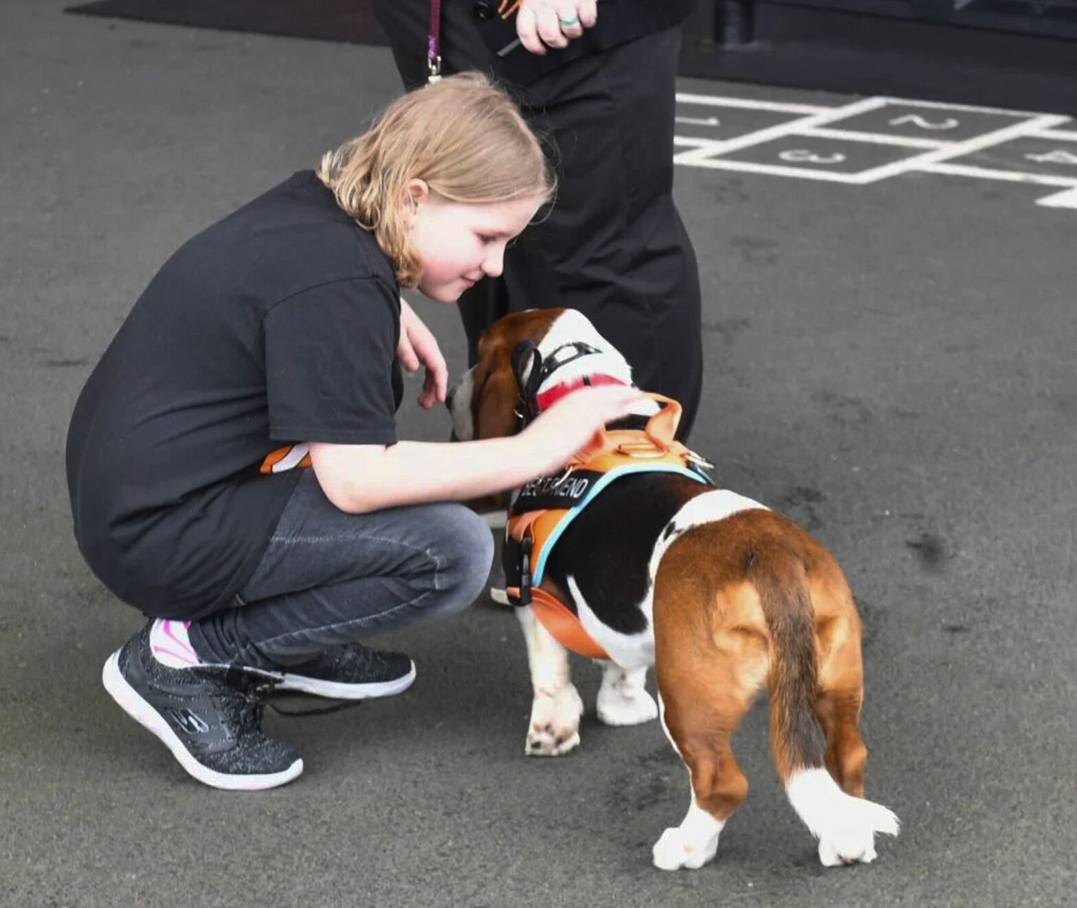  Reports show anxiety, depression up among Cowlitz County youth. Here’s how 1 school district’s therapy dog helps.