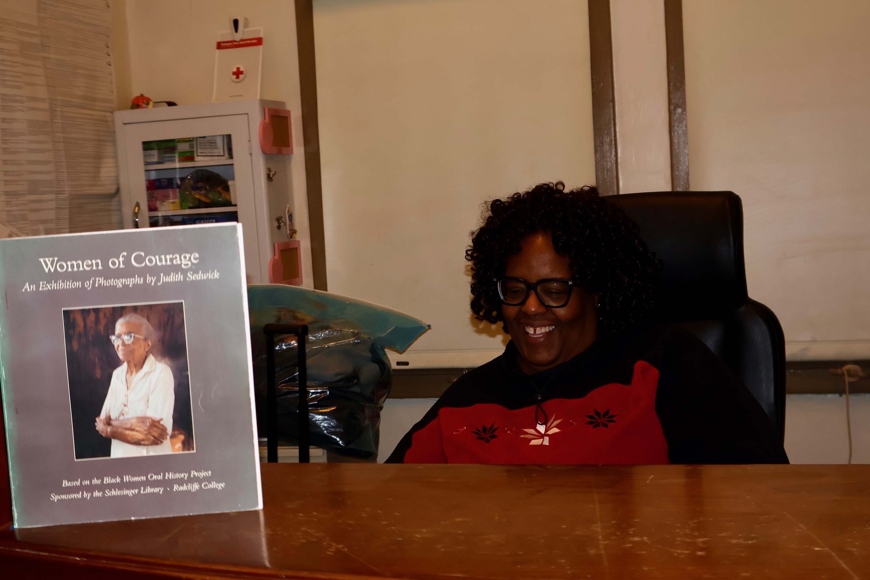  On the job with Eva Johnson who leads Harrison Cultural Community Centre in Lorain