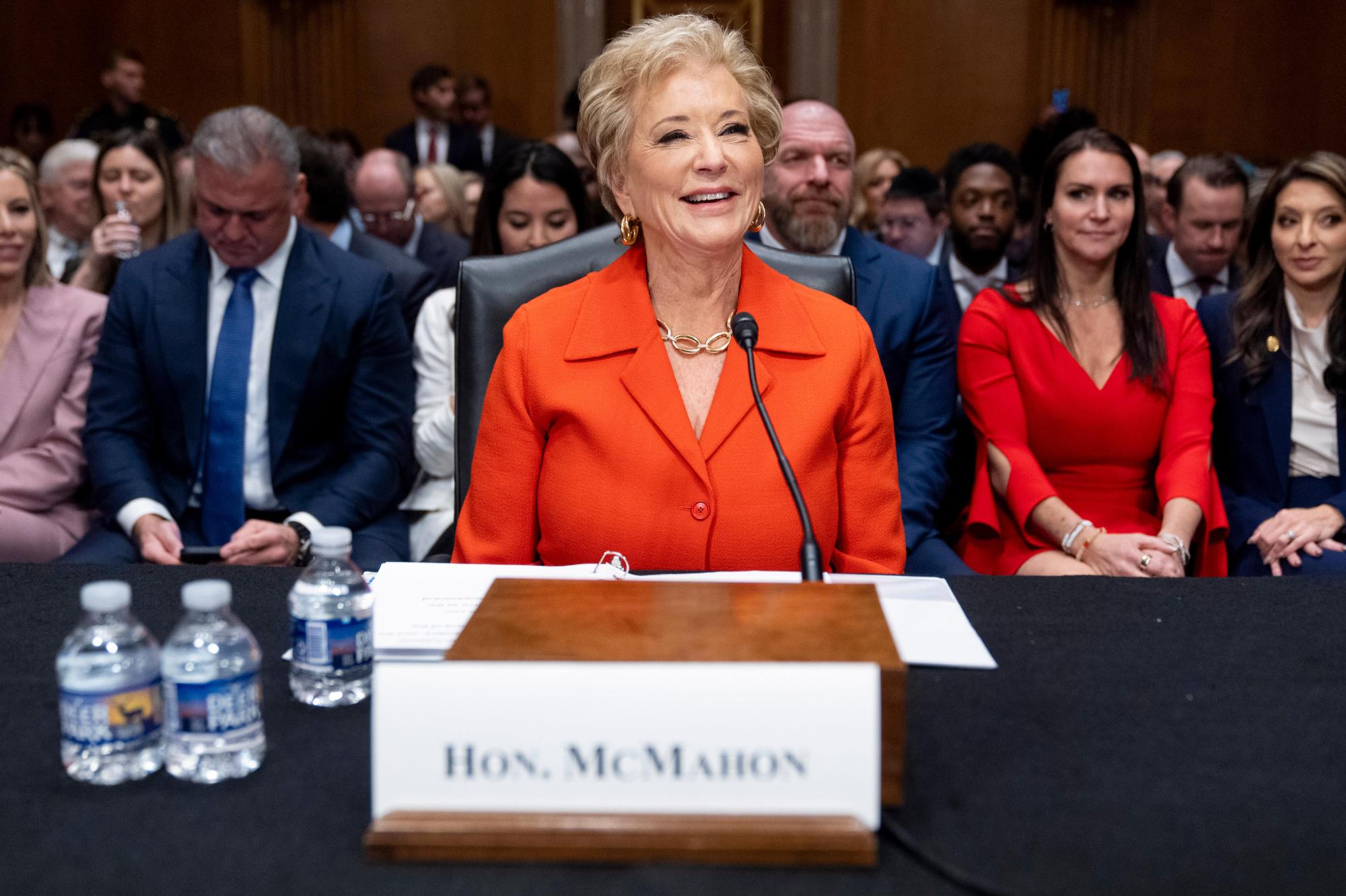  Committee approves Linda McMahon to lead Education Department