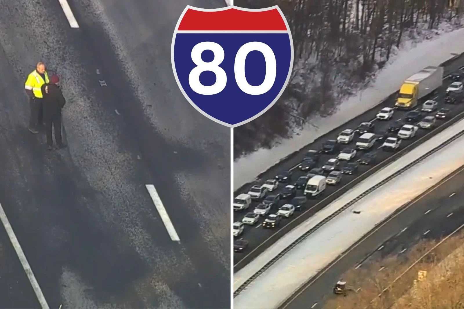 ‘Depression’ closes Route 80 in NJ near area of December sinkhole