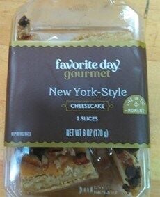 Dessert Holdings Issues Allergy Alert on Undeclared Tree Nut Allergen in Favorite DayTM Gourmet New York Style Cheesecake 6oz/2ct