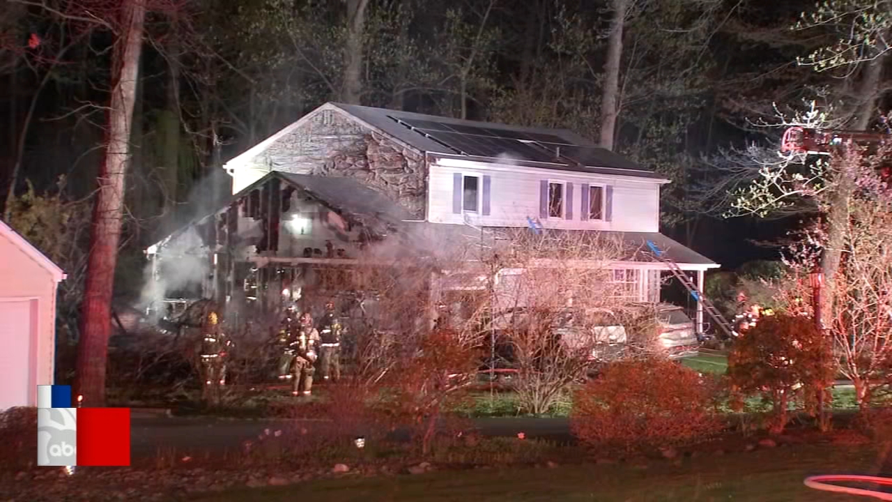 Car fire spreads to home, gutting garage and melting siding in Dresher