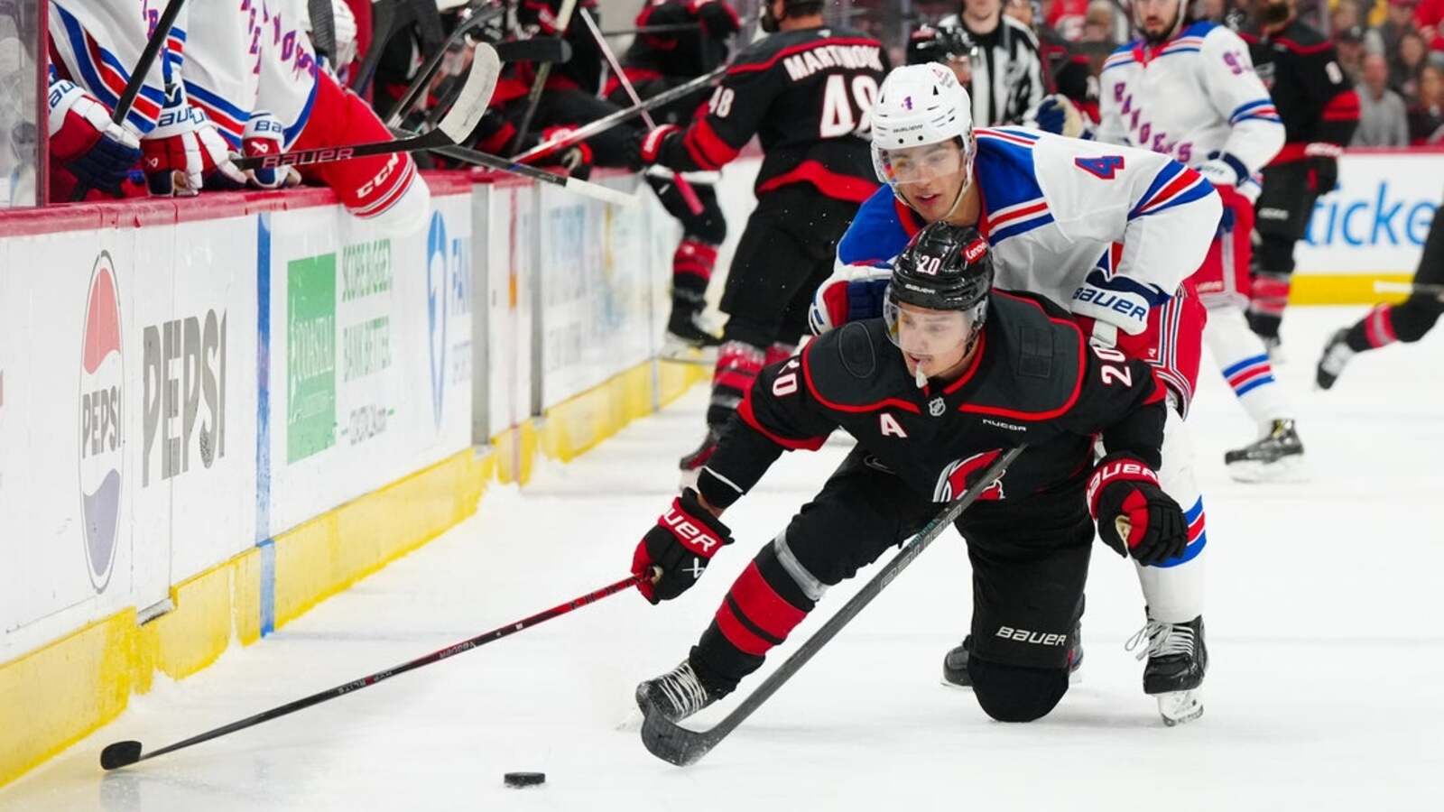 Rangers eliminated from playoff contention with loss to Hurricanes
