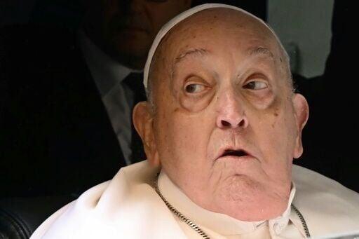 Pope wishes ‘Happy Easter’ to faithful in appearance at St Peter’s Square