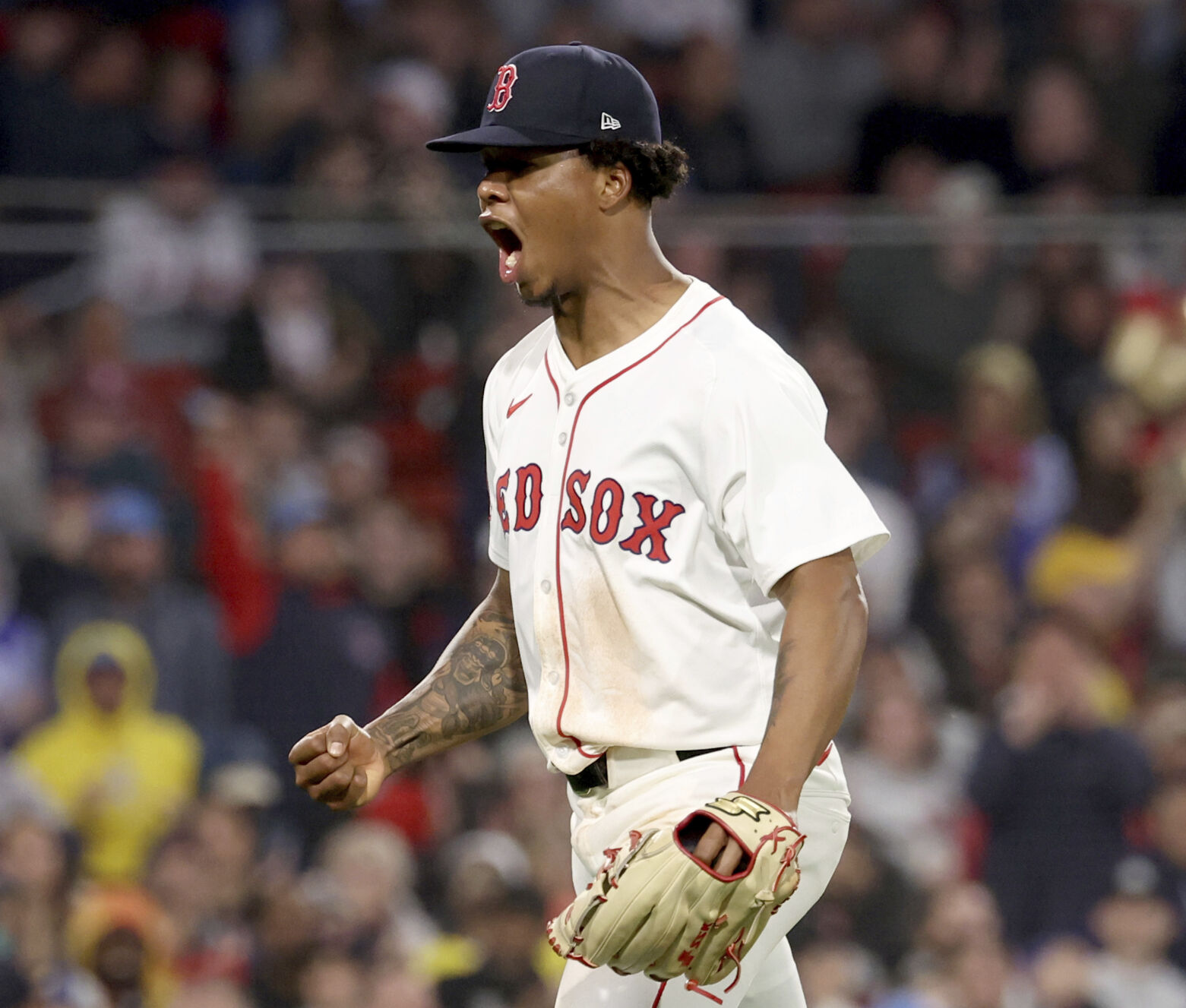  Bello leads Red Sox over Mariners 8-3 in season debut after recovering from shoulder strain