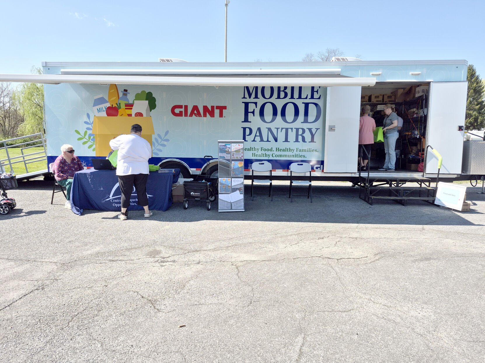Mobile Food Bank Arrives in Watsontown, Once a Month