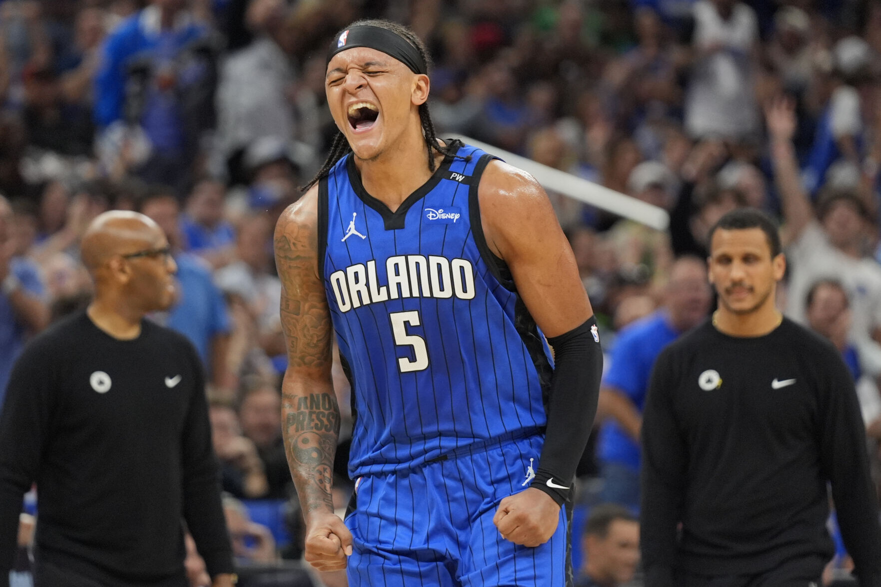  Wagner and Banchero help Magic beat Celtics 95-93 to cut Boston’s lead to 2-1