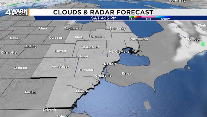 Sunshine to start the weekend in Metro Detroit before rain showers return by Sunday