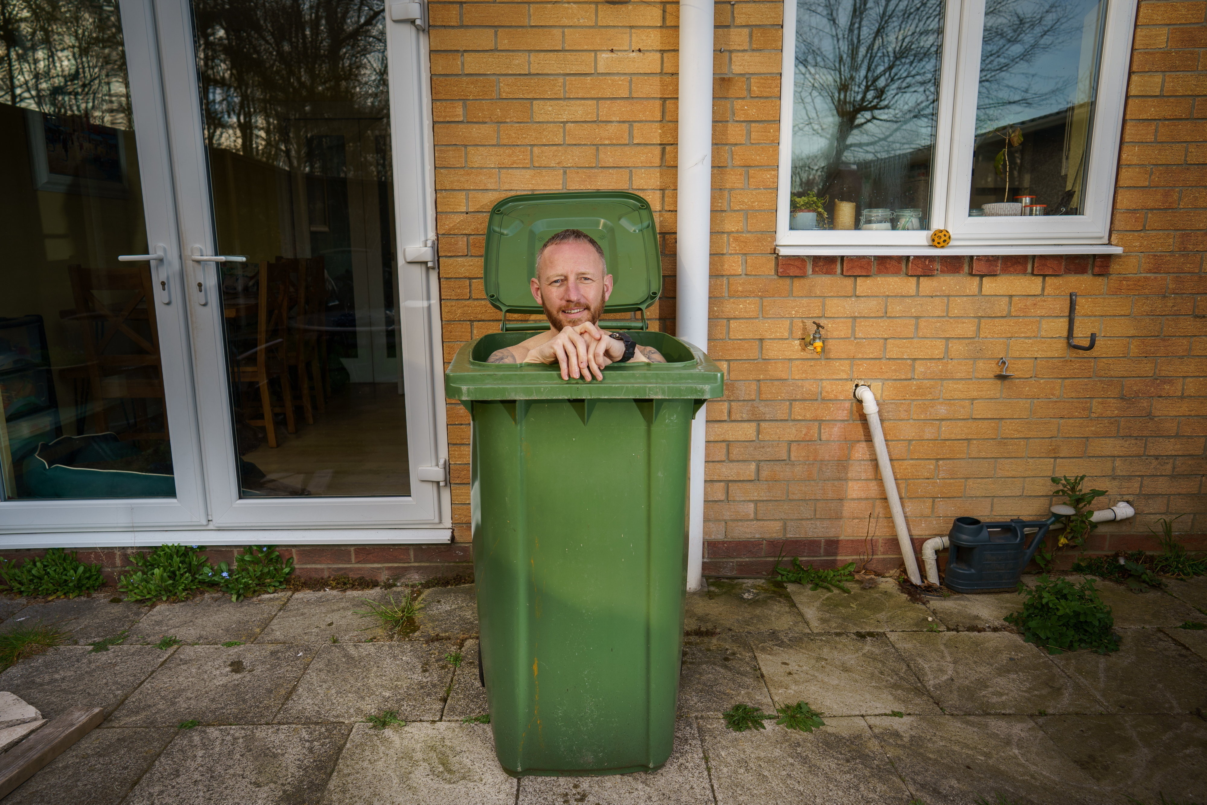 I take a cold plunge in my wheelie bin every day – it helps my PTSD