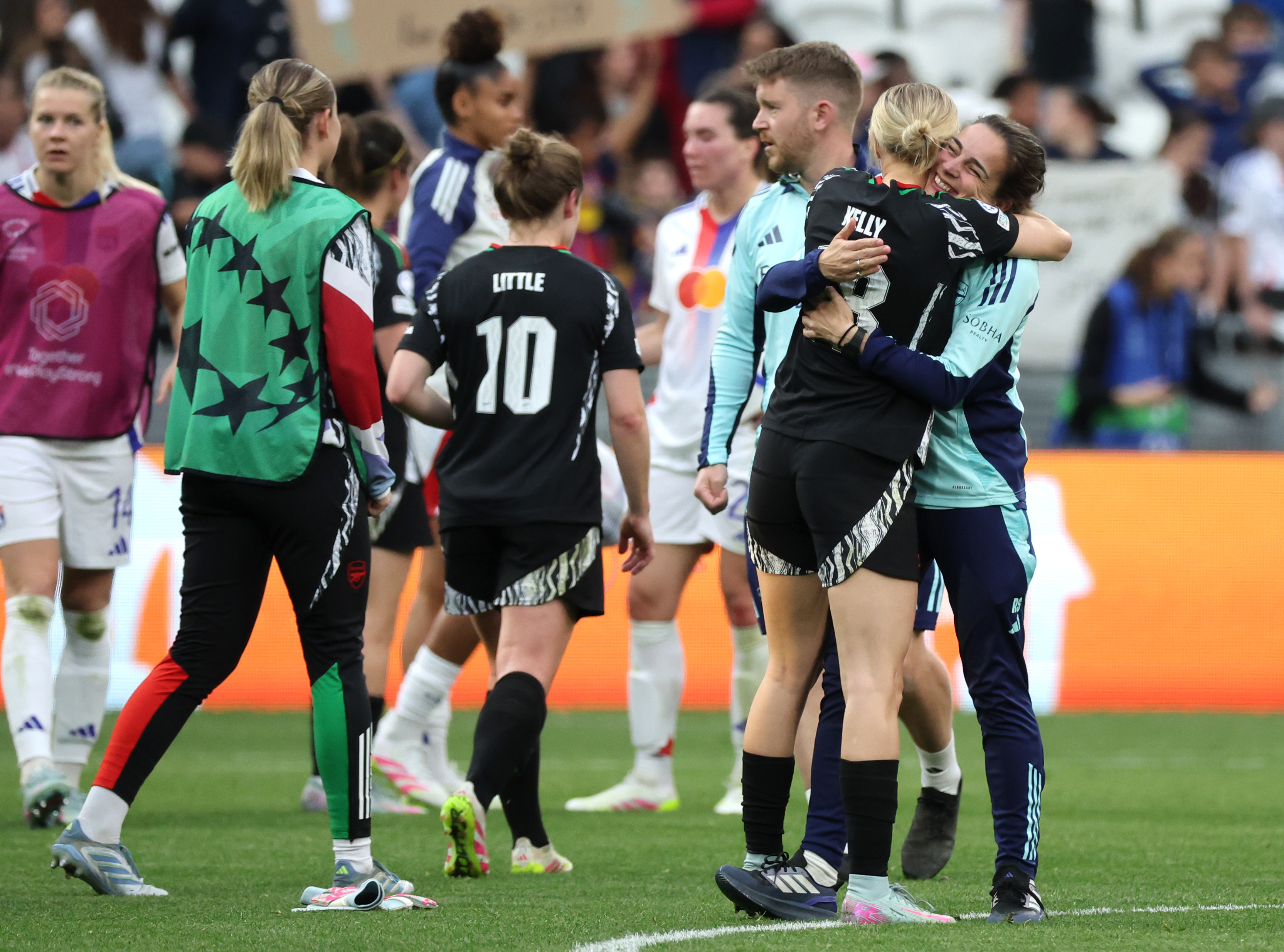 Delighted Renee Slegers hails ‘the Arsenal way’ after reaching Champions League final