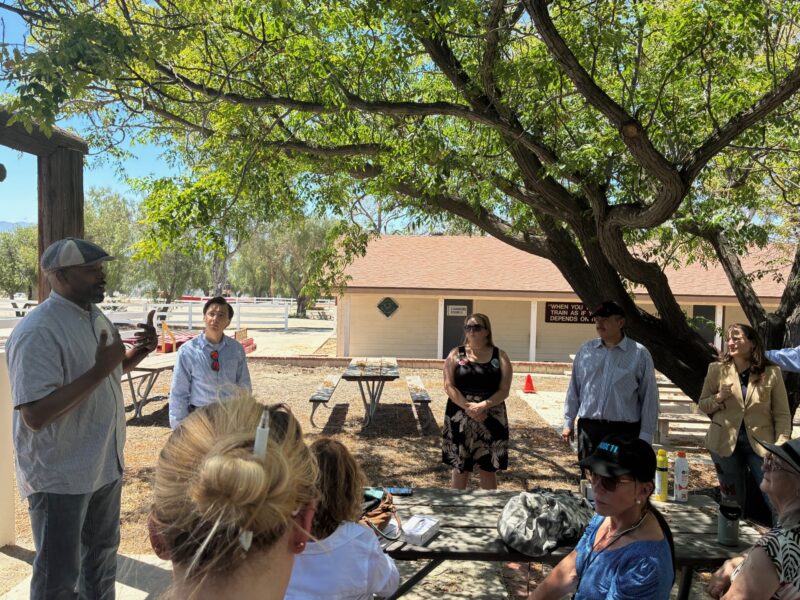  Residents host Chiquita Canyon media event