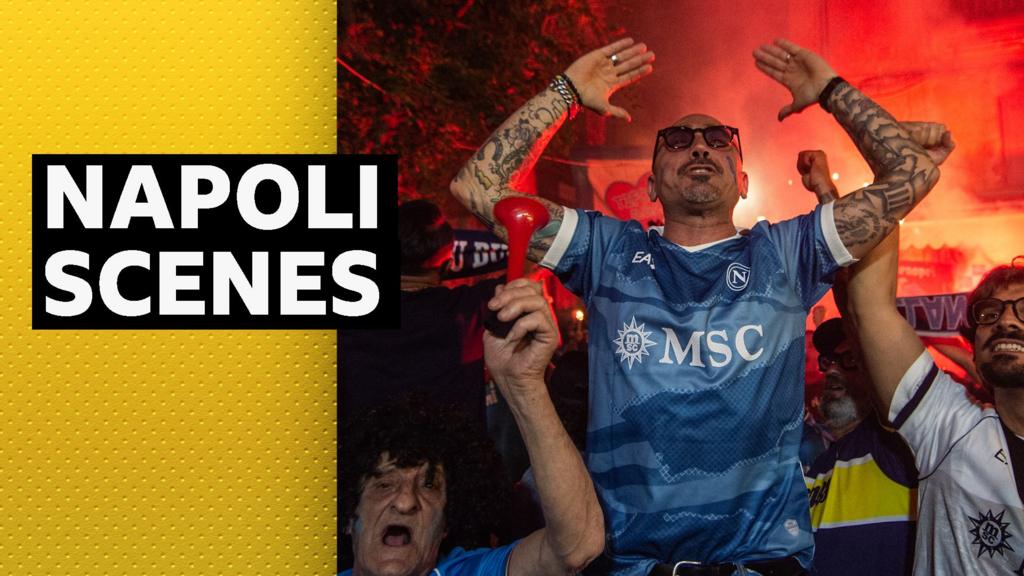Napoli fans go wild after Serie A title win