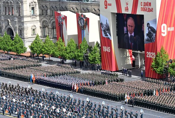  WW3 ‘in a year’ warning as Putin stages vast military parade in chilling show of strength