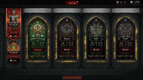 Diablo 4’s Battle Pass Overhaul Isn’t Going Over Well