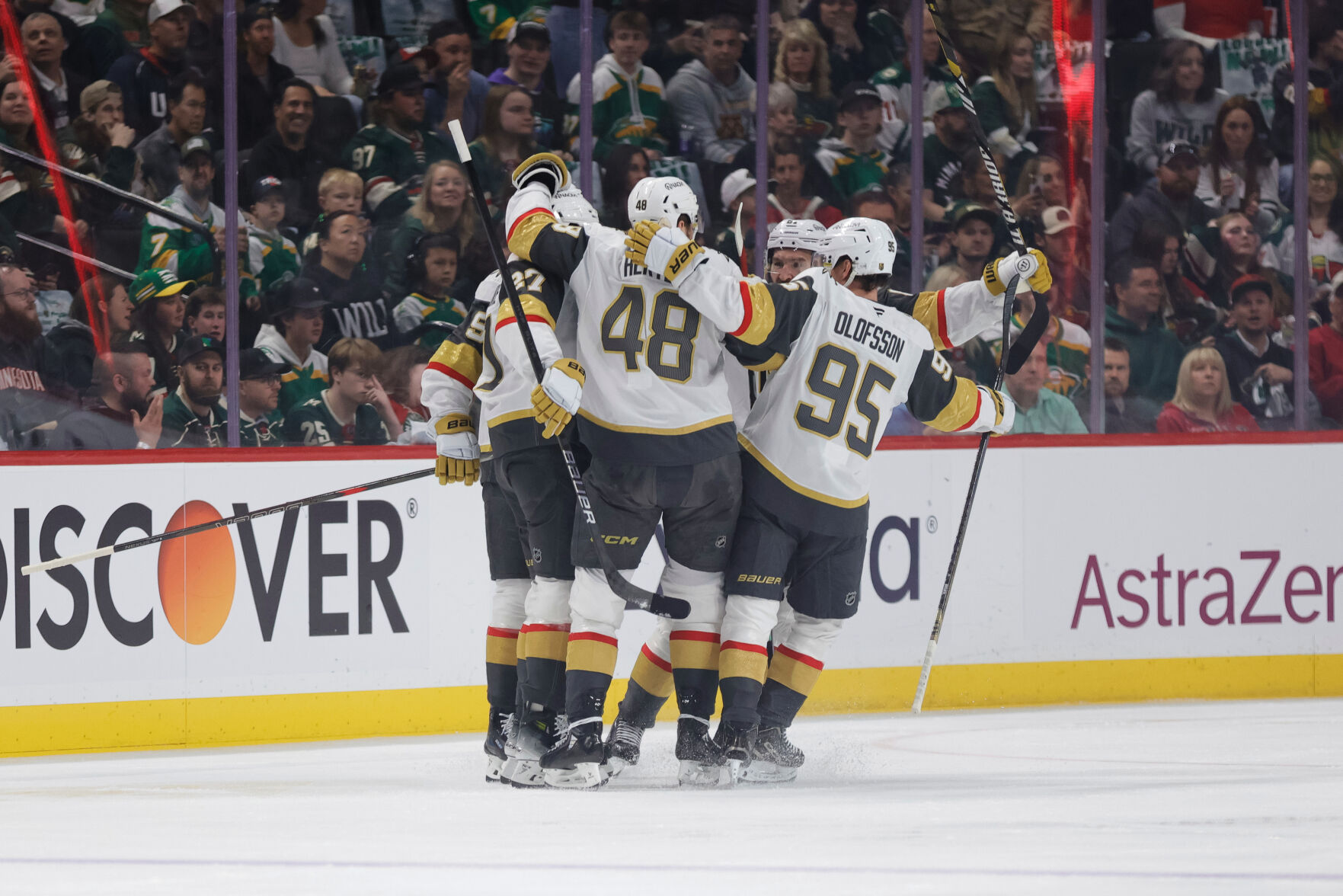 Vegas moves on with 3-2 win in series clincher, as Wild go 1-and-done yet again