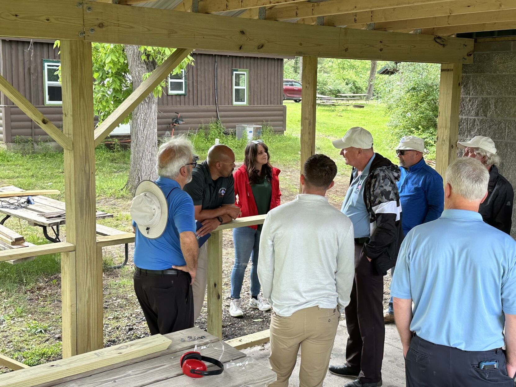  Saukenauk dedicates new ammunition shed, shelter as summer camp readies