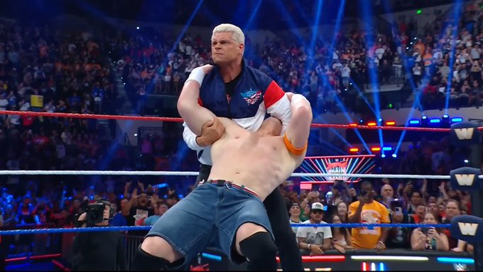 Cody Rhodes returns at Saturday Night’s Main Event, issues WWE Money in the Bank tag challenge