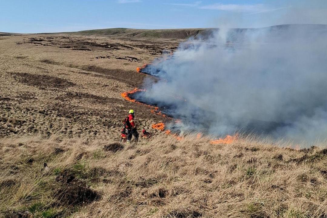  Ripponden moor fire: Photos from Courier readers as firefighters continue to battle Calderdale moor fire near M62
