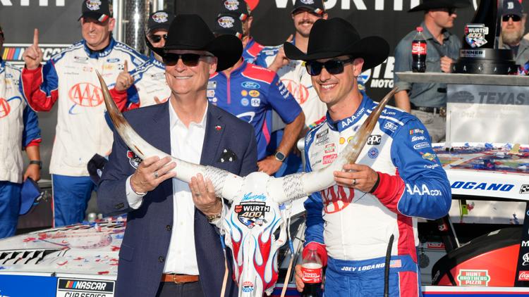 Joey Logano wins in Fort Worth, flipping the script and reducing pressure for Team Penske
