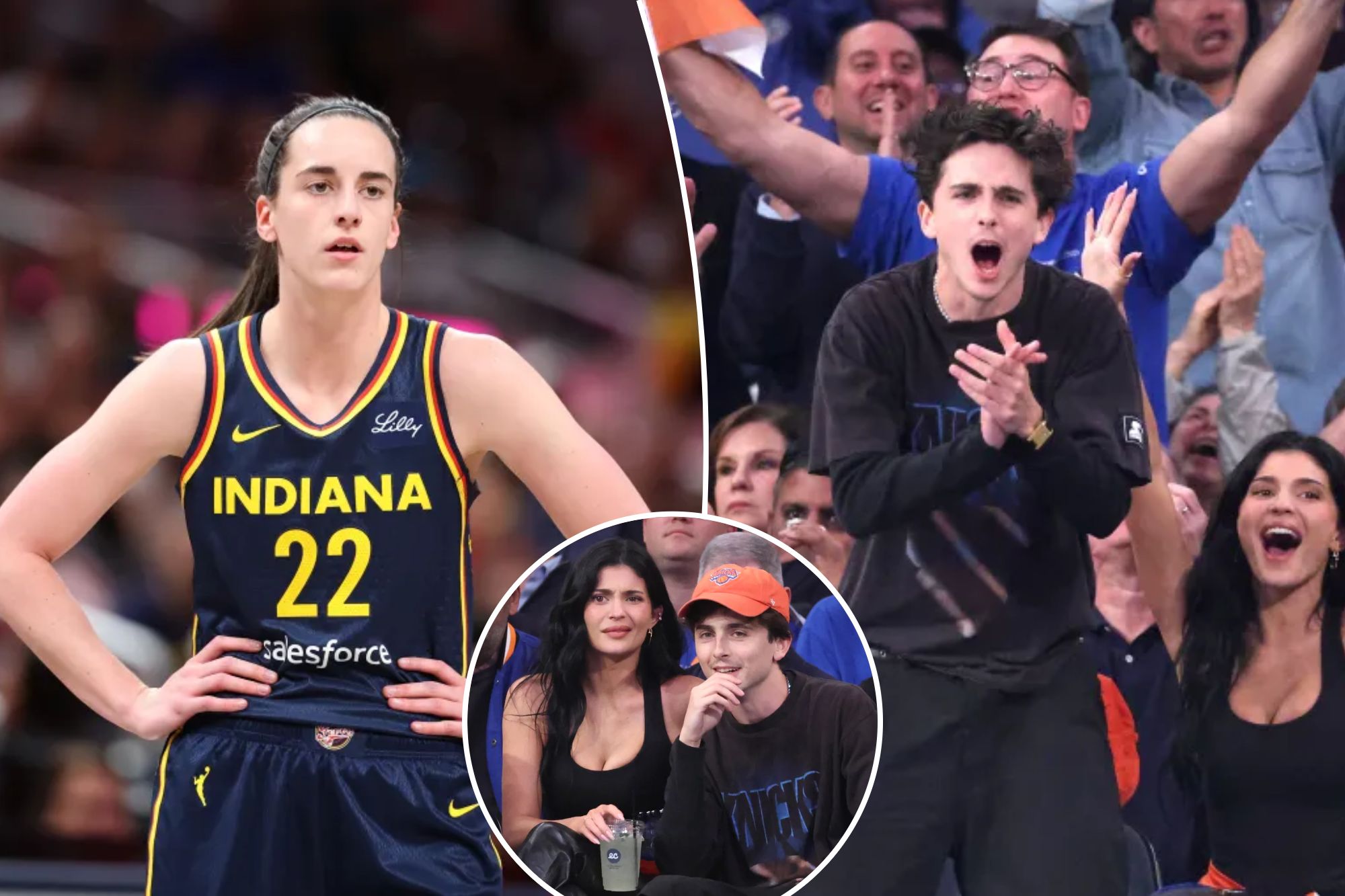  Caitlin Clark wants Knicks superfan Timothee Chalamet courtside at a Fever game