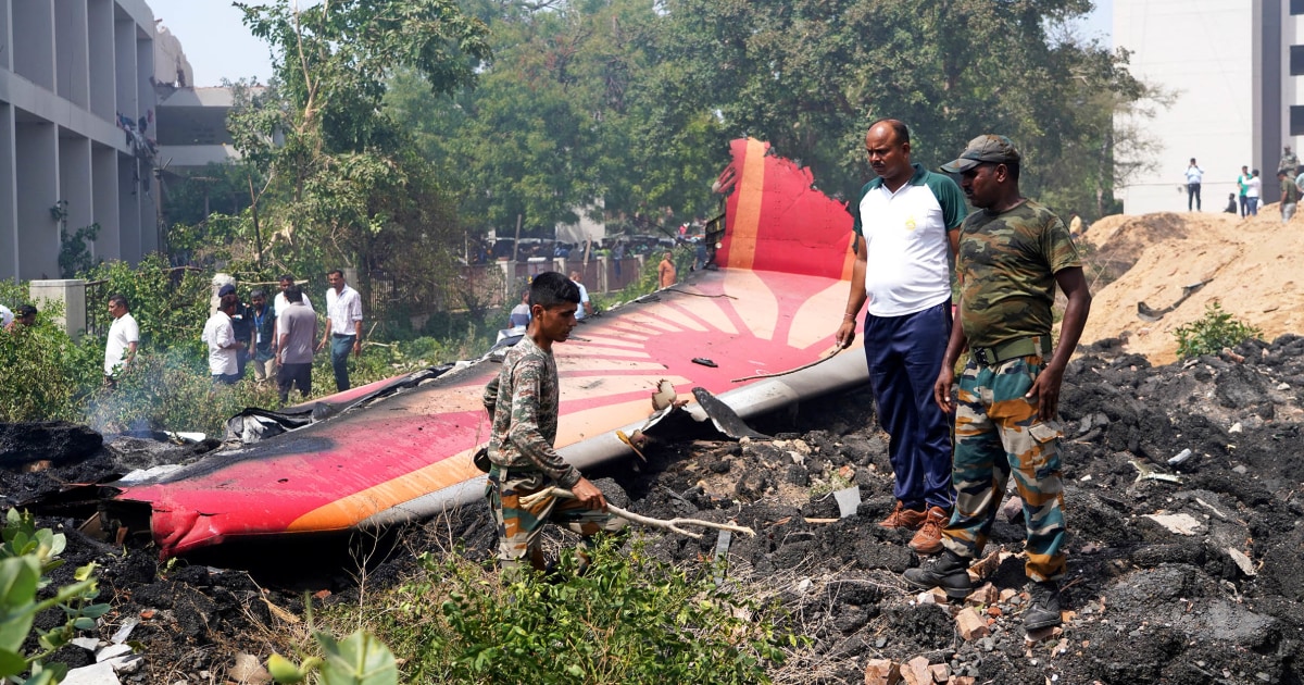 Death toll in Indian plane crash climbs to 270 as search teams find more bodies