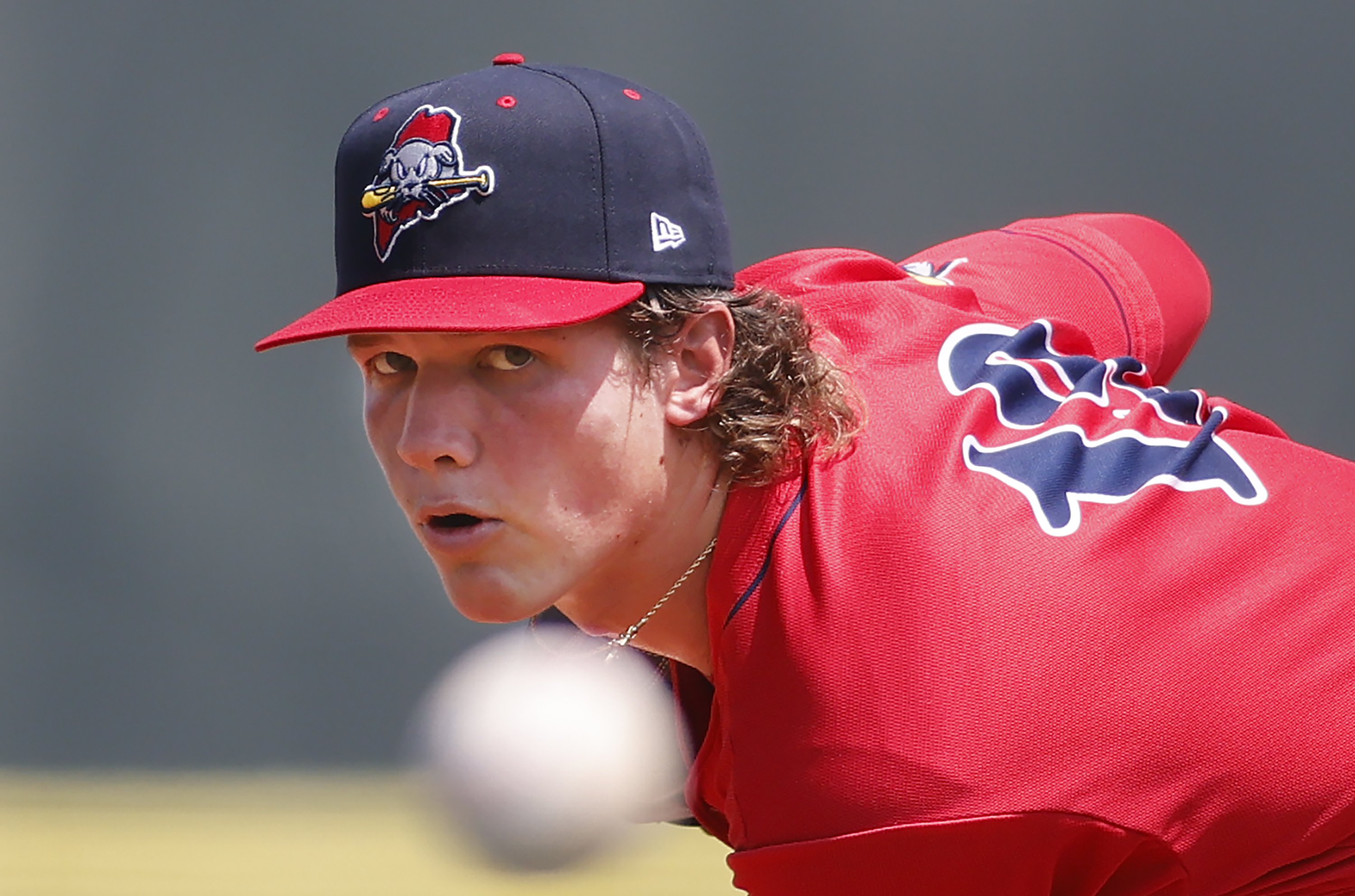  Sea Dogs pitcher sees development without his best command