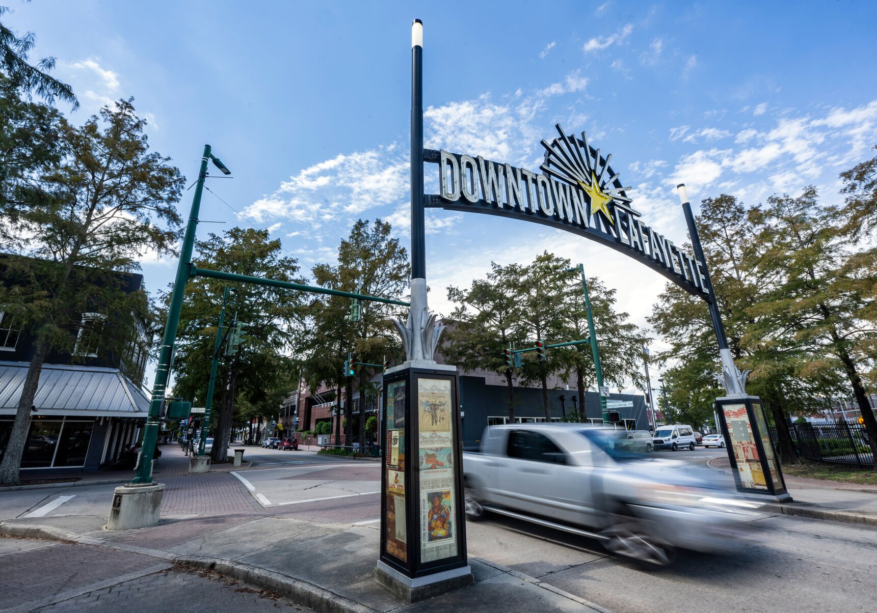 One lane of Jefferson Street in downtown Lafayette will be closed through August