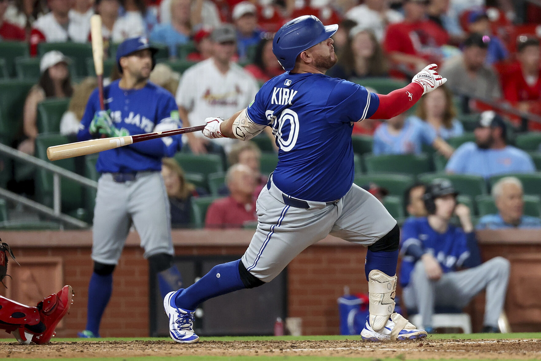 Kirk and Clase lead Blue Jays past Cardinals 5-4 in 10 innings