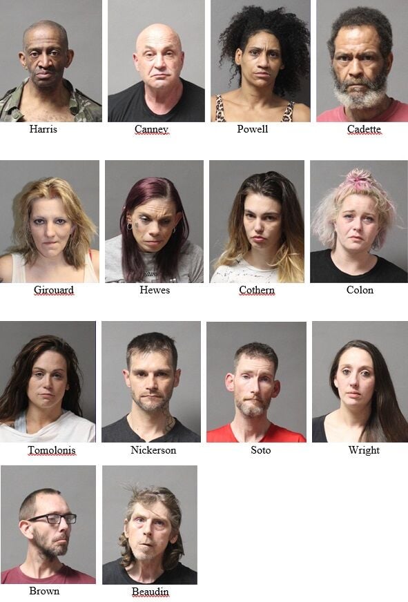 Nashua police arrested 14 on drug-related charges during a month-long