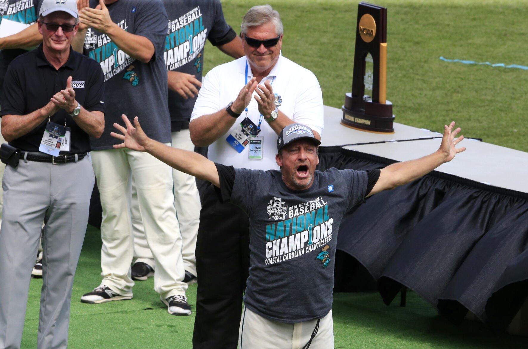 Retired CCU coach happy to watch from afar as Chanticleers return to CWS finals