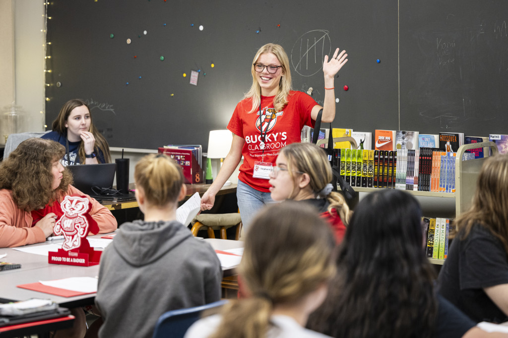  Bucky’s Classroom star: Helping 7th graders across the state prepare for college