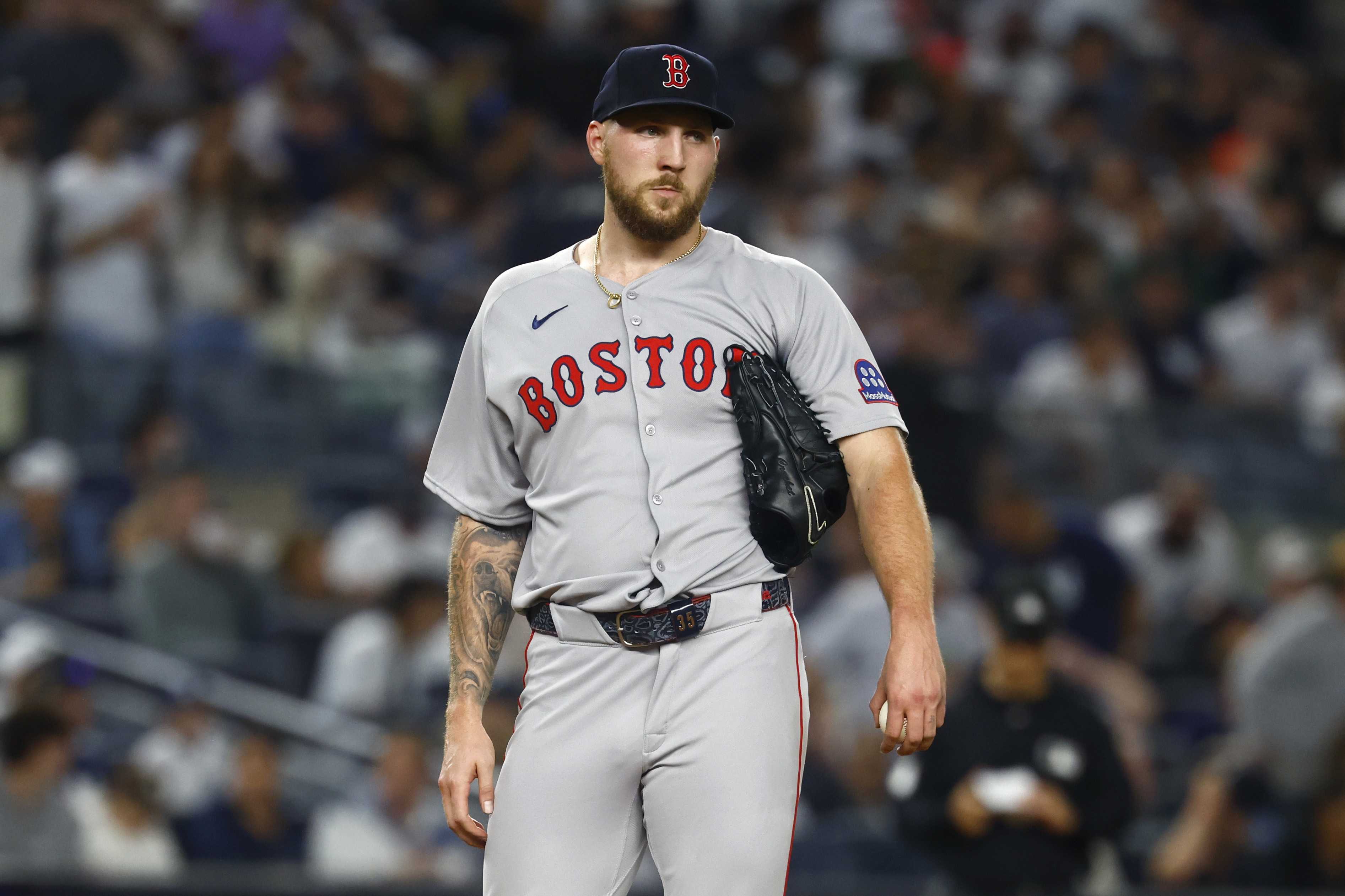 Crochet strikes out Judge three times and Red Sox beat Yankees 10-7