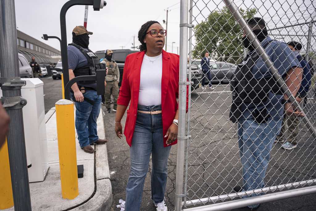 US Rep. LaMonica McIver pleads not guilty to assault charges stemming from immigration center visit