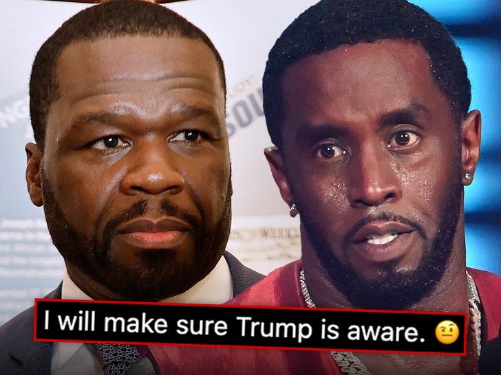  50 Cent Says He’s Will Speak to Donald Trump About Diddy Pardon