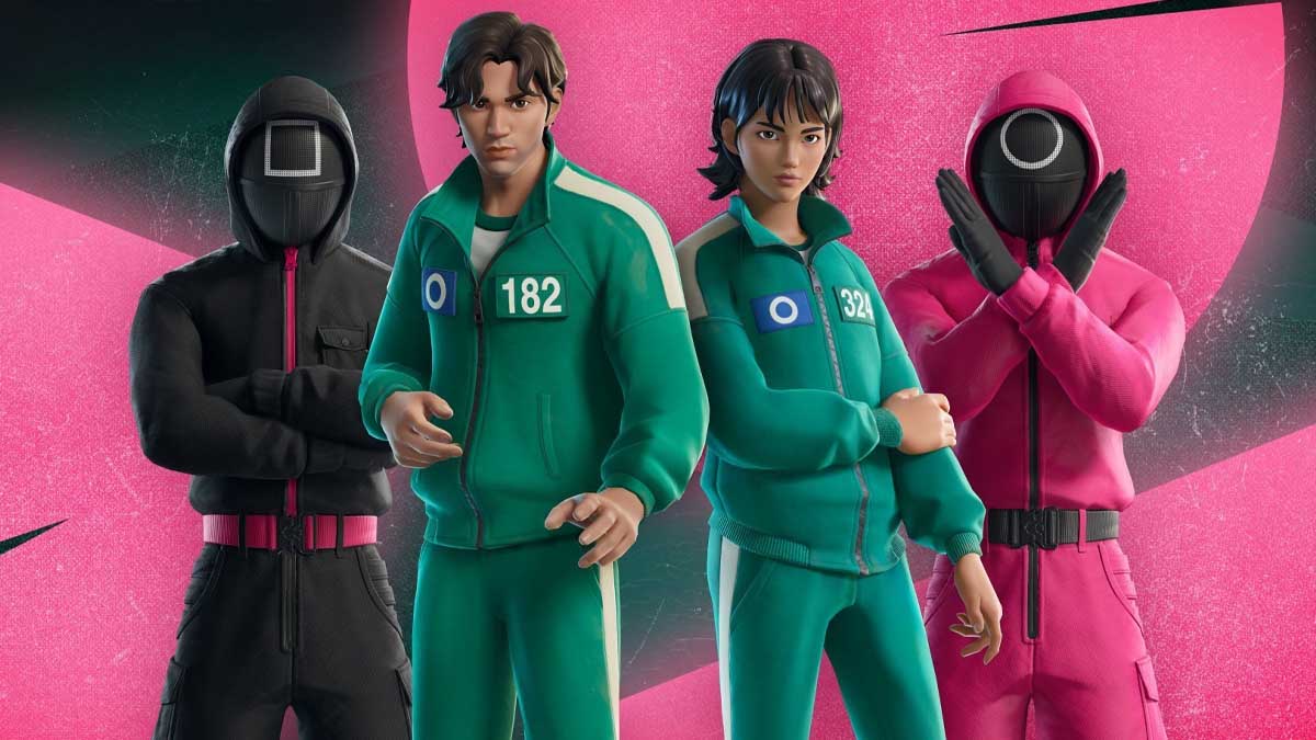 Fortnite x Squid Game skins price, release date, bundles, and more