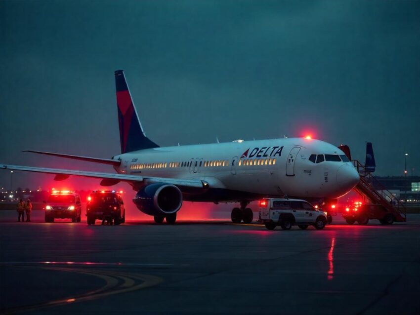 Delta Airlines Flight DL2346 from New York to Miami Makes Emergency Landing at John F. Kennedy International Airport After Mid-Air Scare, Loud Bang Near Nose Gear Sparks Passenger Panic and FAA Investigation