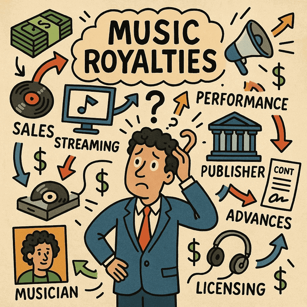  Simple Guide to Music Copyrights and Royalties [Drew Thurlow]