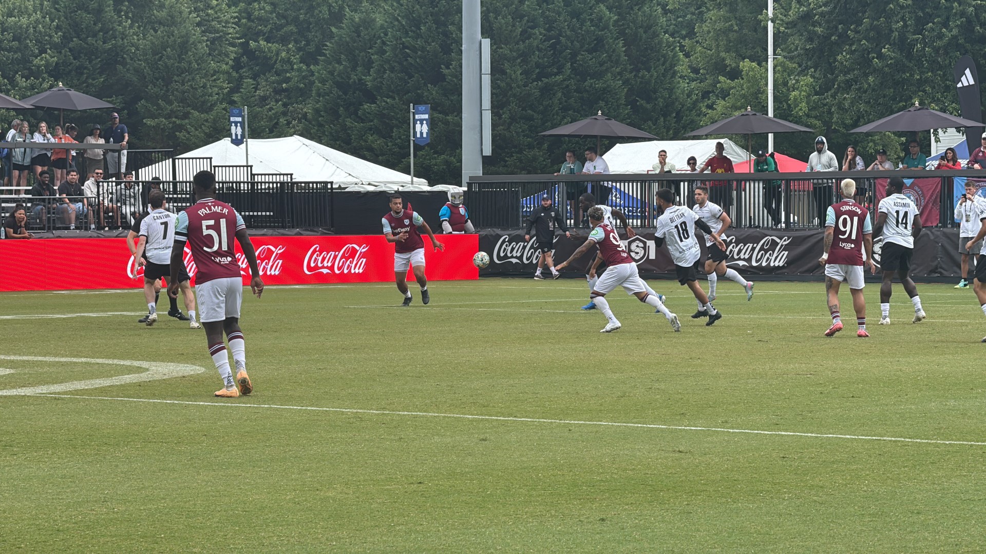The Soccer Tournament, Day 2: Rain-soaked bleachers not stopping fans, but will storms?