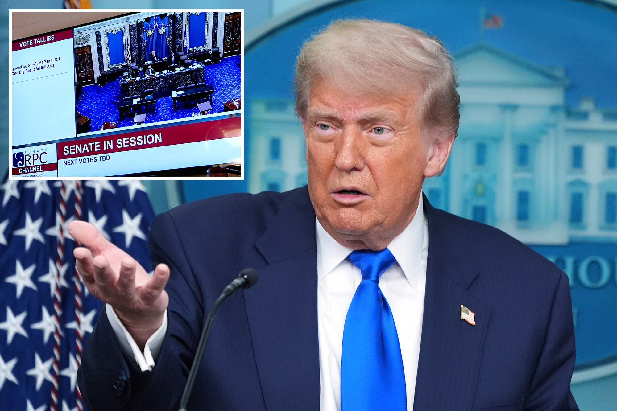  Trump says Republicans could miss July 4 deadline to pass ‘big beautiful’ spending bill