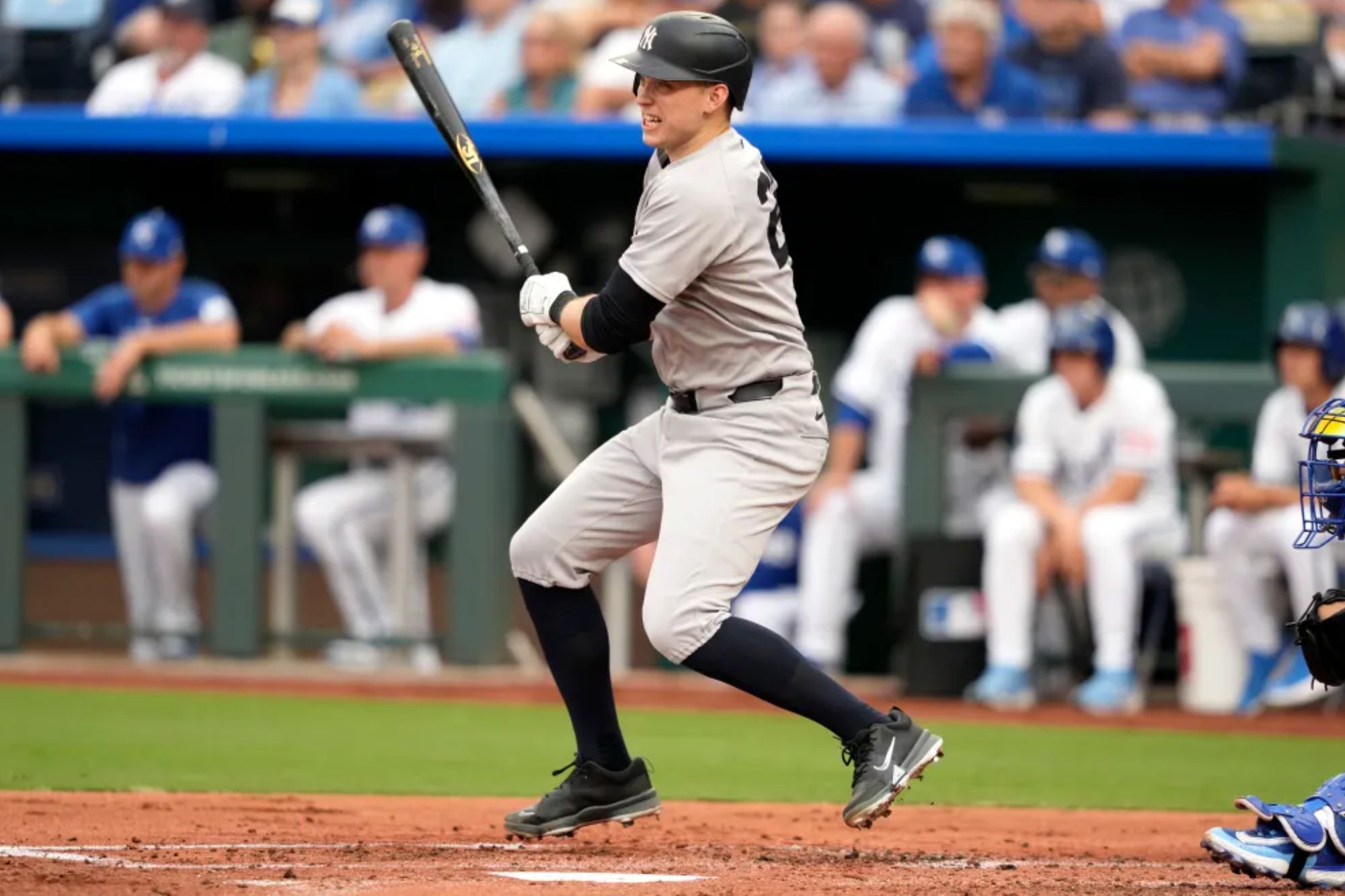  Yankees’ Ben Rice could get some starts at catcher when Giancarlo Stanton returns