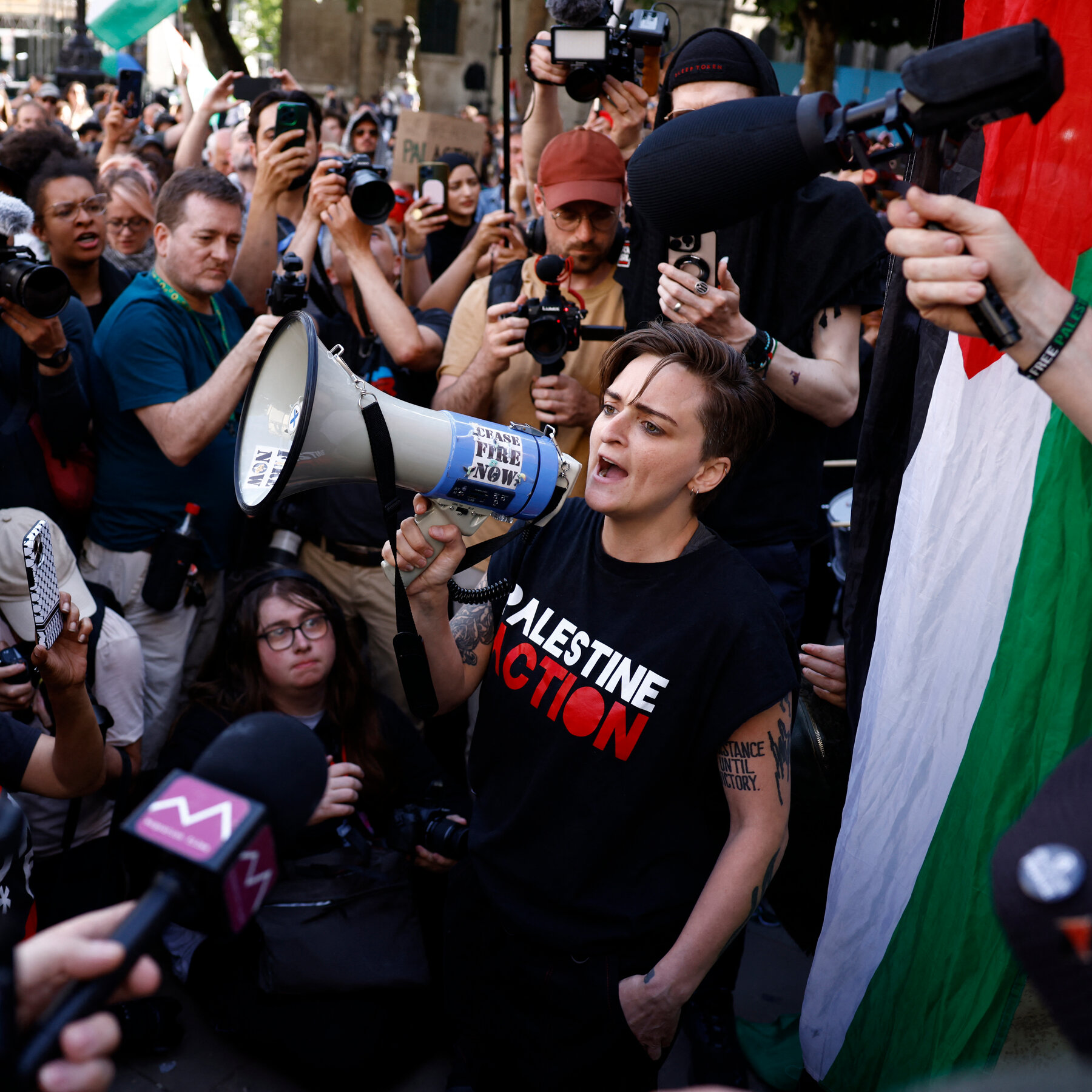  Pro-Palestinian Activists Lose Appeal Against U.K. Government Ban