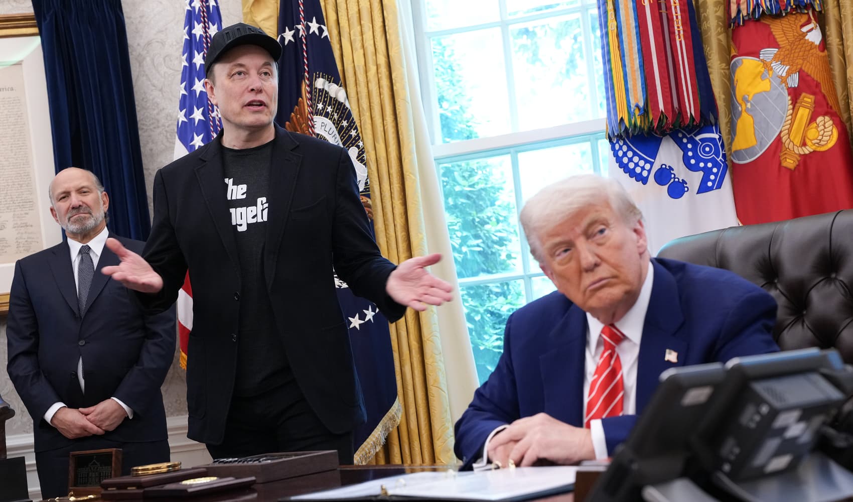  Trump says Musk has gone ‘off the rails’ after Tesla CEO announces new political party