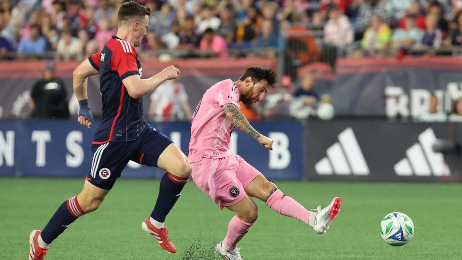 Lionel Messi (2 goals) sets mark as Inter Miami edge Revolution