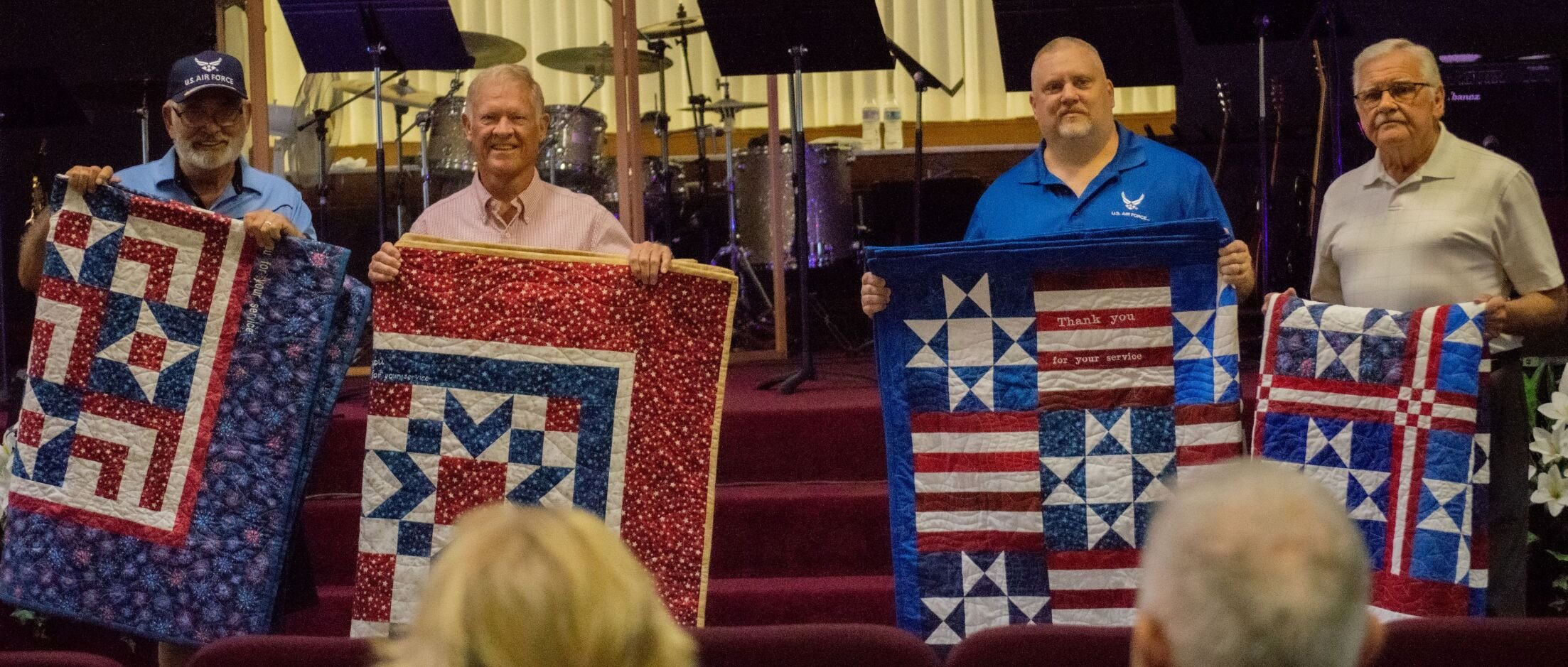 Praise Cathedral presents veterans with a special handmade gift