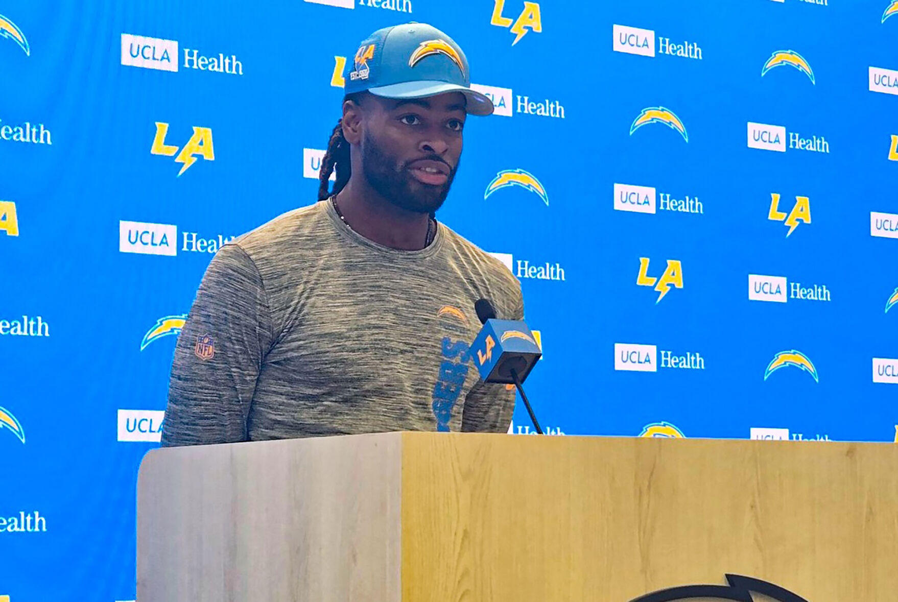 Chargers’ Najee Harris sustains ‘superficial eye injury’ in fireworks incident