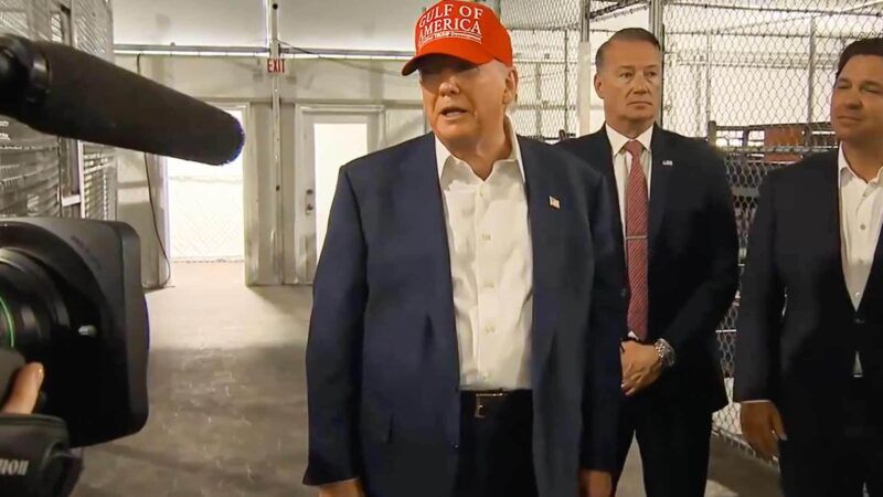  Trump Visits $450 Million ‘Alligator Alcatraz,’ Suggests Taxpayers Should Fund More of Them