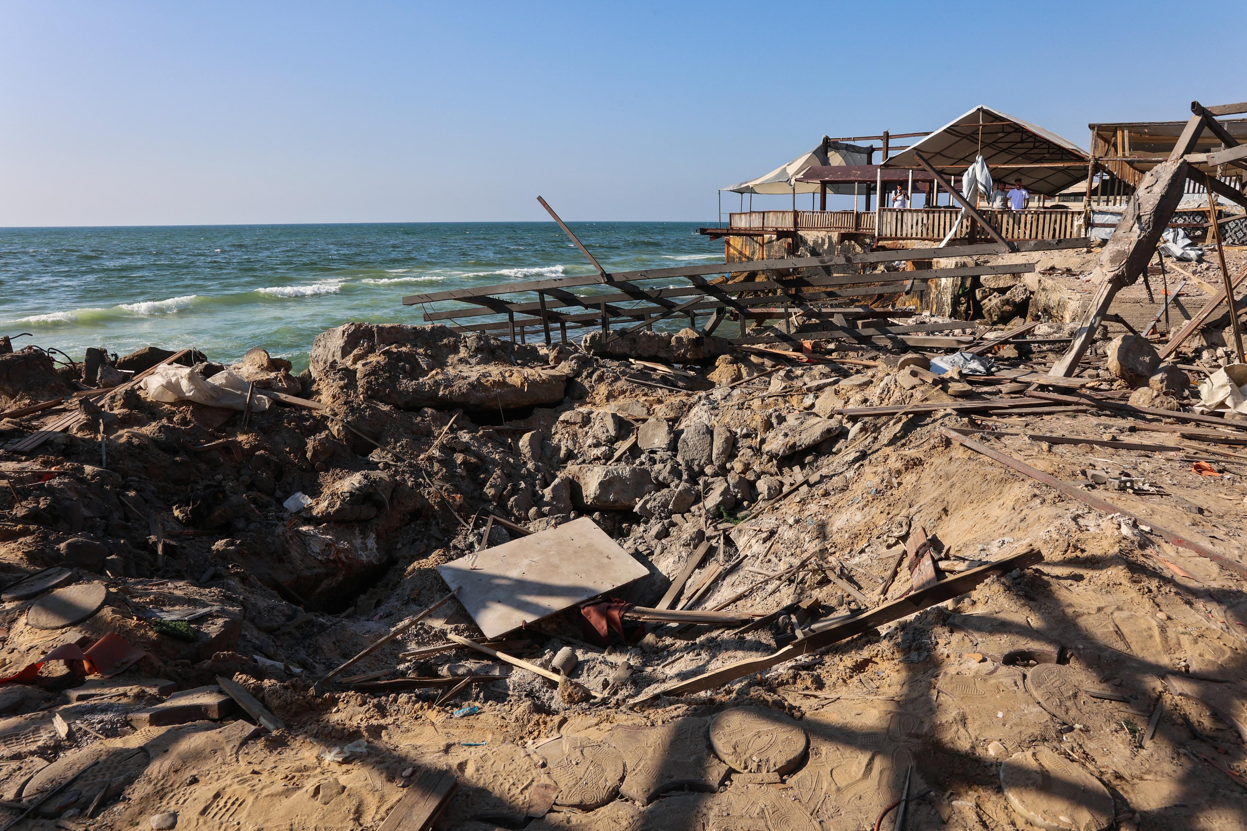  IDF ‘reviewing’ strike on Gaza seafront cafe after reports of civilian casualties