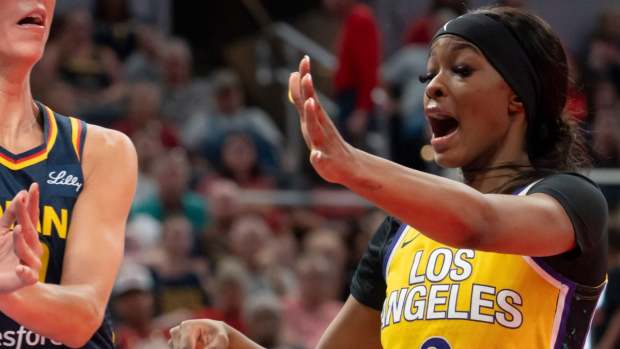  Rickea Jackson Gets Four-Word Message from Fever Guard After Sparks Win