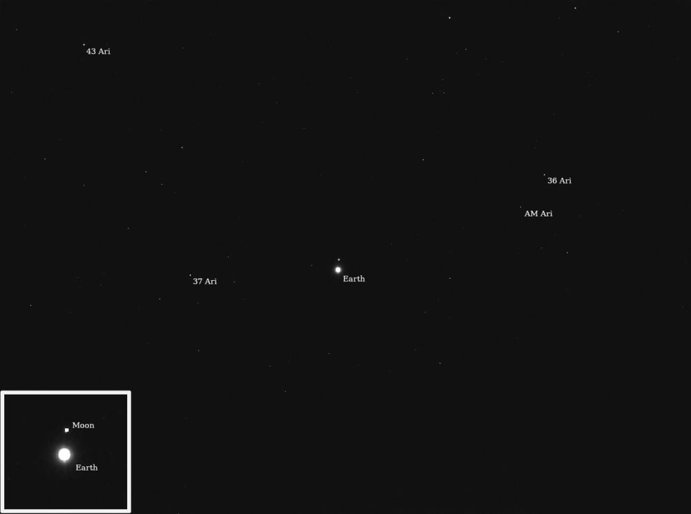  NASA Commanded Psyche To Turn Around And Capture Images Of Earth And The Moon